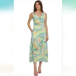 Maggie London Cascadia Maxi Dress Size 2